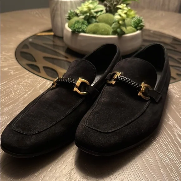Salvatore Ferragamo Black Loafers with Horsebit Design $789.00 !!SALVATORE FERRAGAMO MEN main image 3
